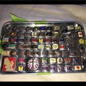 5 for $18 Italian charm bracelet charms.